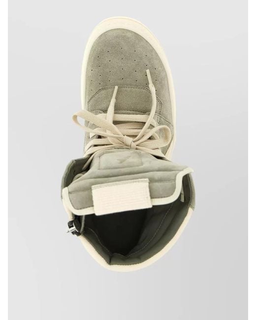 Rick Owens Multicolor Leather Geobasket Boots