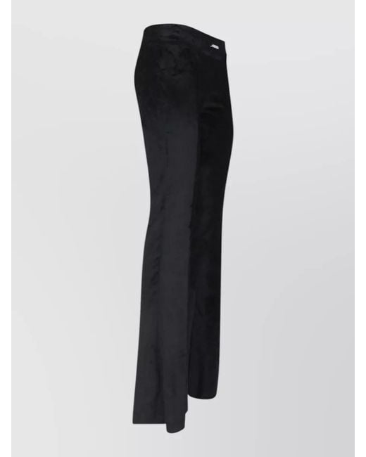 Dondup Black Straight Leg Lounge Pants Velvet Touch