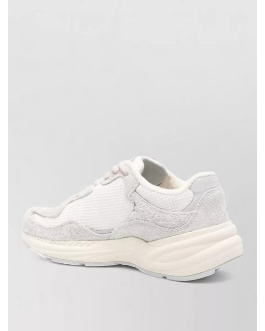 Emporio Armani Natural Low-Top Sneakers