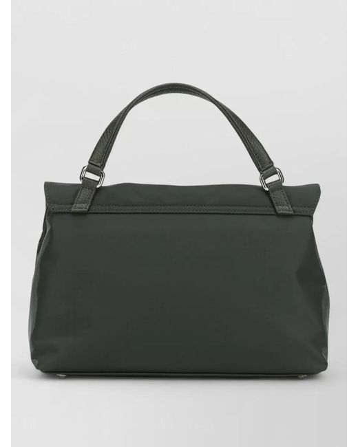 Zanellato Black Shoulder Bag Top Handle Adjustable Strap Hardware