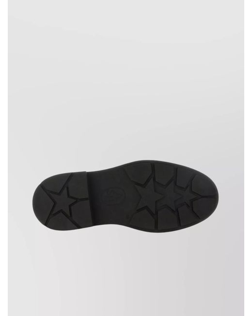 Ash Black Leather Loafers