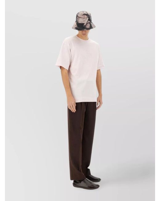 Dries Van Noten White Cotton T-Shirt for men