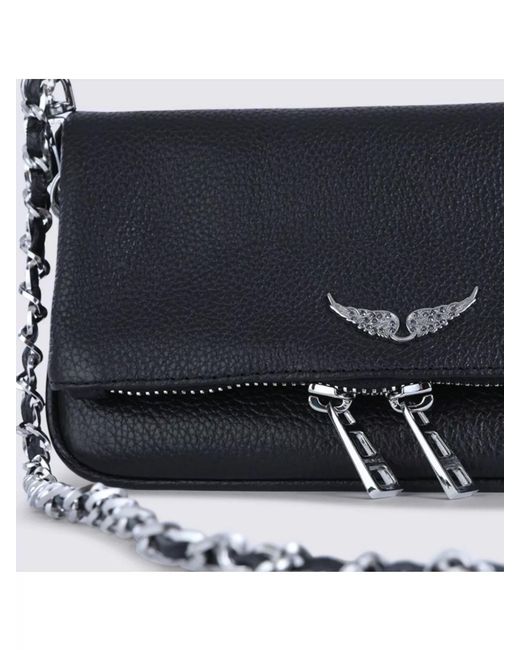 Zadig & Voltaire White Rock Nano Leather Shoulder Bag