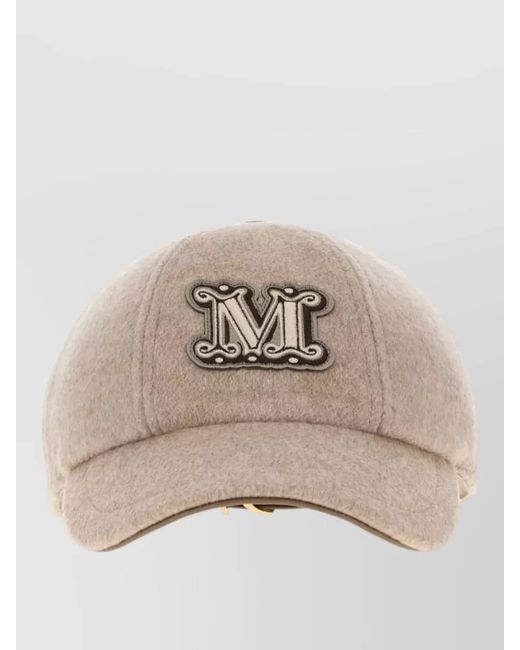 Max Mara Natural Cashmere Baseball Cap