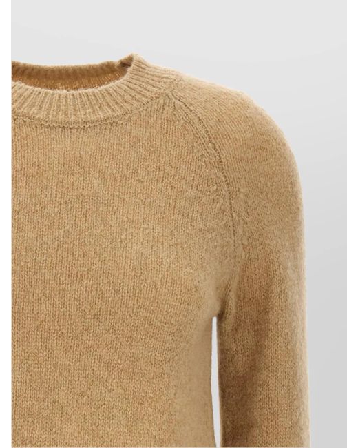 Dries Van Noten Natural Alpaca Wool Texas Sweater