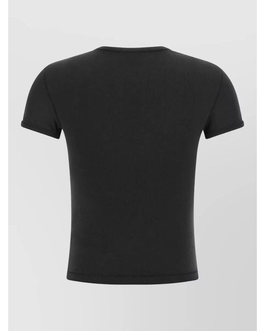 DIESEL Black Cotton Jersey T-Shirt
