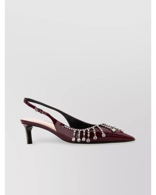 Gucci Metallic Leather Pumps