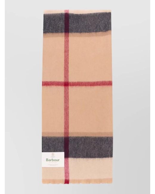 Barbour Multicolor Tartan Lambswool Scarf