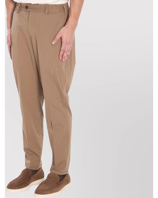 PT Torino Natural Cotton-Blend Straight-Leg Trousers for men
