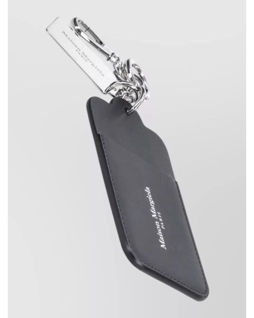 Maison Margiela White Keyring Wallet Accessory Compact Shape Design