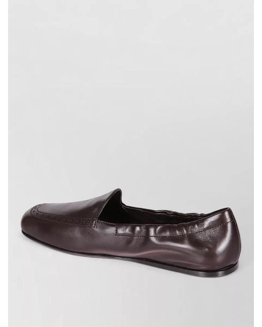 Church's Brown Leather Loafer Moccasin Round Toe Design