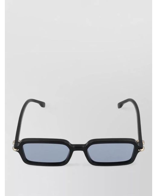 Fendi Metallic Rectangle Sunglasses