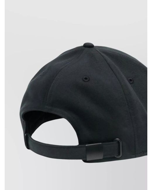 Canada Goose Black Logo Baseball Cap Flat Peak for men