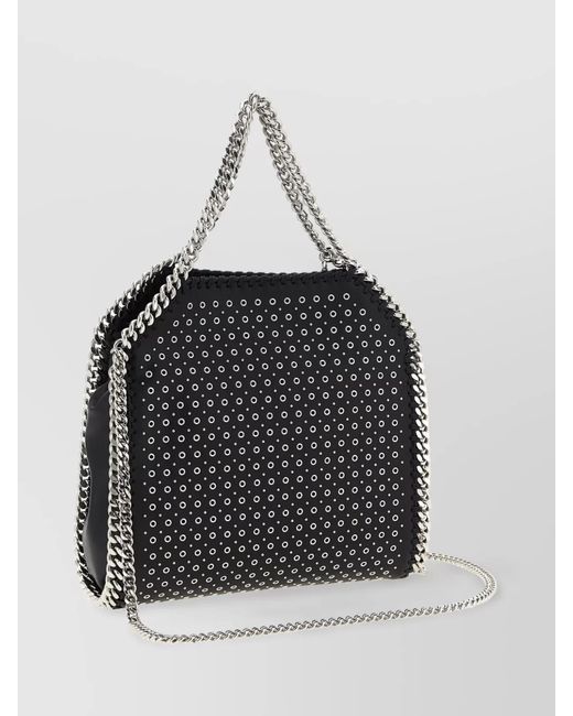 Stella McCartney Black Mini Falabella Shoulder Bag