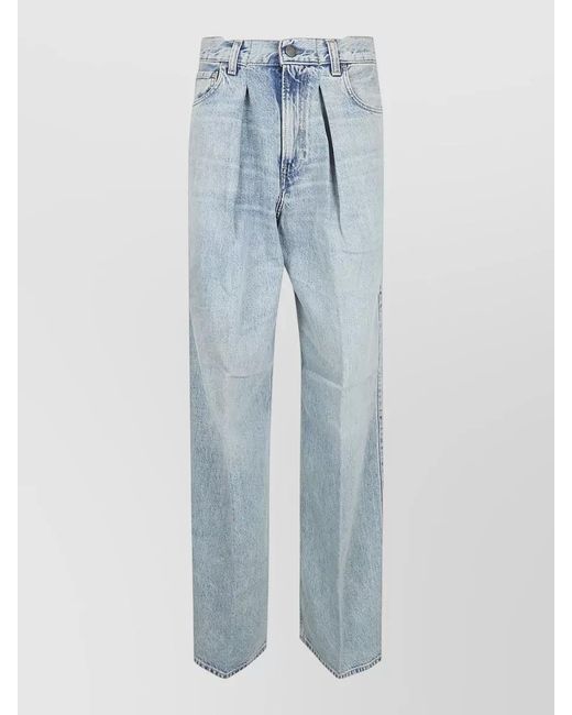 Haikure Blue Wide-Leg Trousers