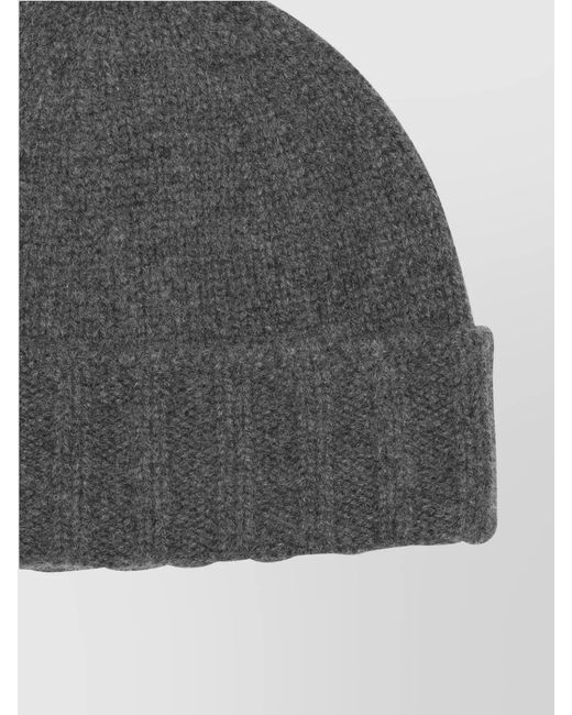 Drumohr Gray Cashmere Beanie