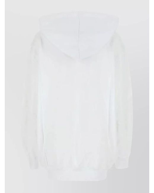 Lanvin White Cotton Hoodie