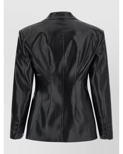 ANDAMANE Black Toni Single Breasted Tailored Blazer Jacket