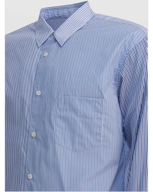 Comme des Garçons Blue Cotton Shirt for men