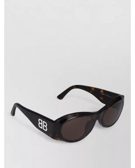 Balenciaga Black Sunglasses Bb0396Sk 002 Cat Eye Frame