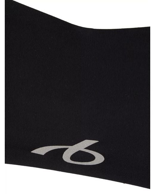 Balenciaga Black Stretch Nylon Crop Top Adjustable Straps