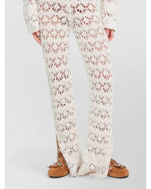 Alanui Natural Cropped Cardigan