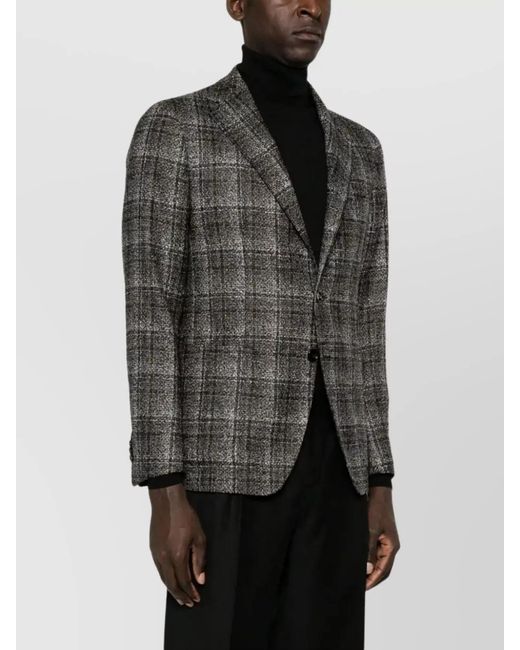 Tagliatore Gray Wool Blend Blazer for men