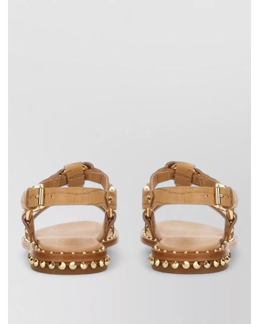 Ash Natural Leather Sandals