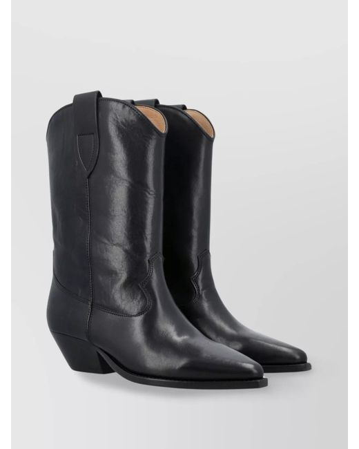 Isabel Marant Black Duerto Heeled Boots