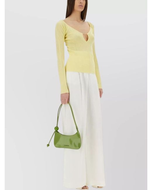 Jacquemus Yellow Slim-Fit Top