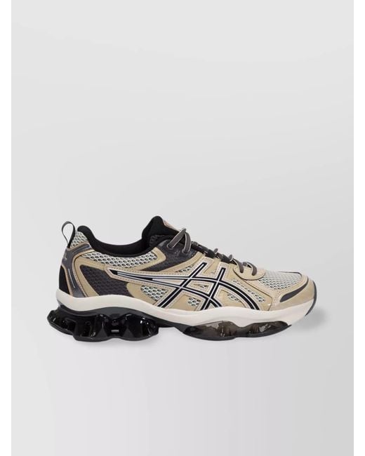 Asics Multicolor Synthetic Leather Low-Top Sneakers for men