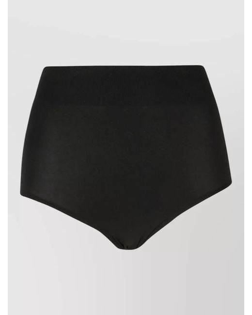 Wolford Black High Waisted Seamless Essentials Shorts