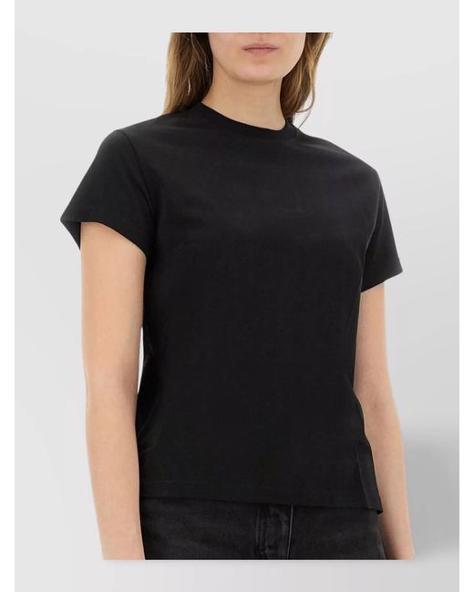 Studio Nicholson Black Cotton Marine T-Shirt