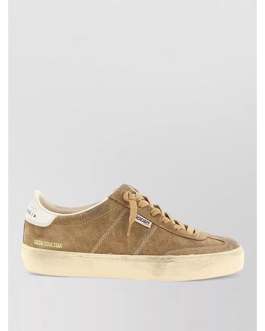 Golden Goose Deluxe Brand Natural Leather Soul Star Low-Top Sneakers