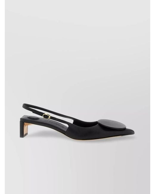 Jacquemus Multicolor Leather Slingback Pumps