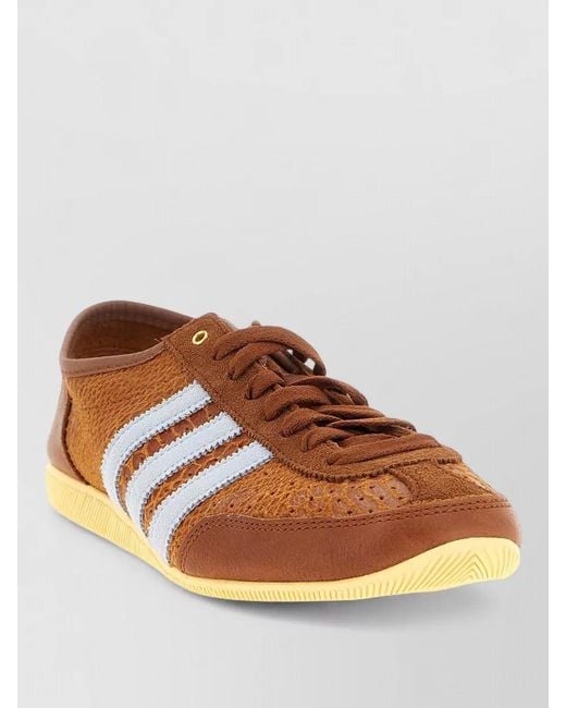 Adidas Originals Brown Japan Decon Low Top Sneakers Stripes