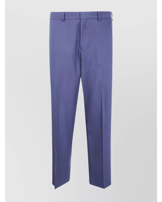 Paul Smith Blue Trousers With Back Pockets And Belt Loops for men