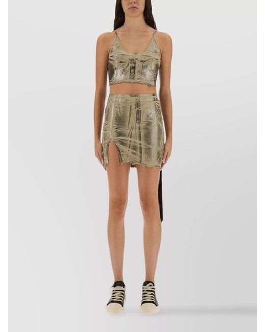 Rick Owens Green Minimal Tank Top
