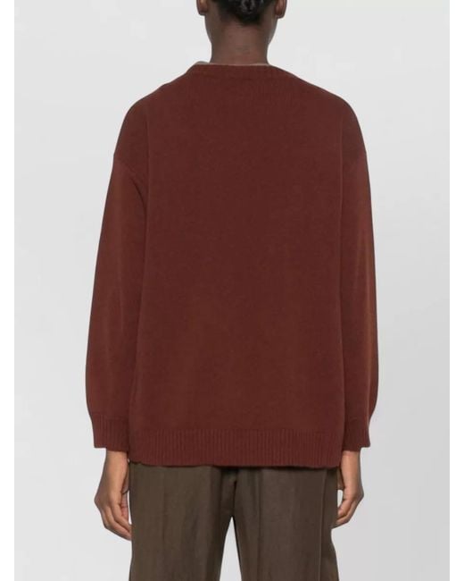 Max Mara Red Cashmere Sleeveless Jumper