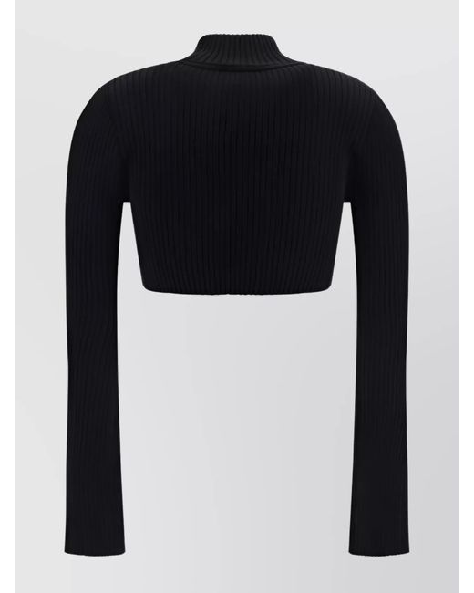Courreges Blue Cropped Shirt