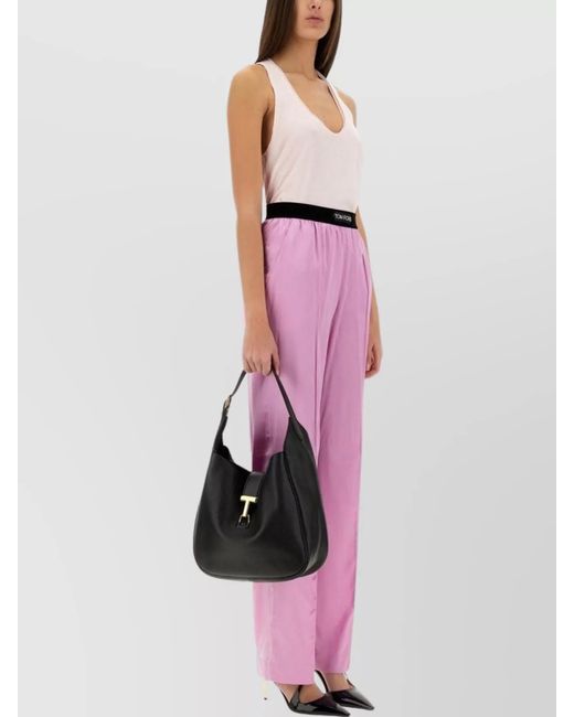 Tom Ford Purple Jersey Top