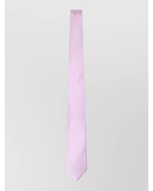 Brioni Pink Silk Tie for men