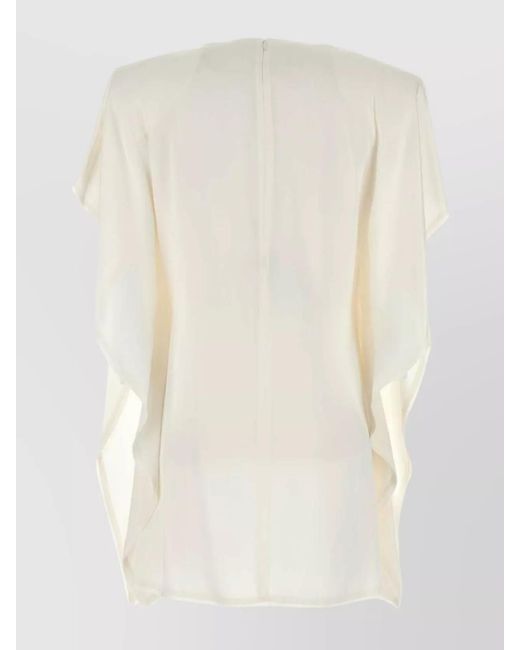 Stella McCartney Natural Satin Mini Dress