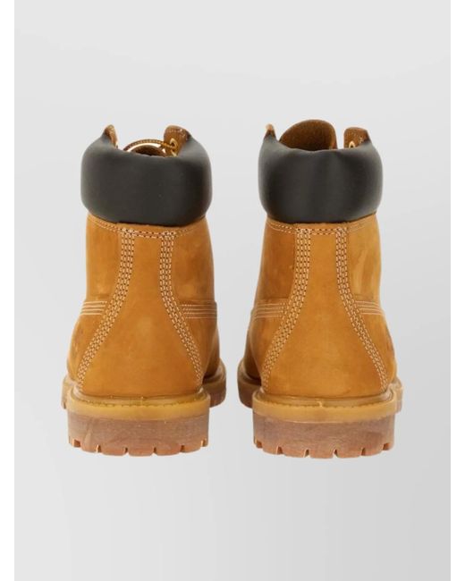Timberland Metallic Leather Waterproof Lace-Up Ankle Boots