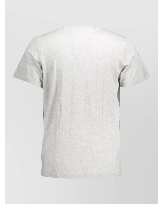 Tommy Hilfiger White Cotton Regular-Fit Crew-Neck T-Shirt for men