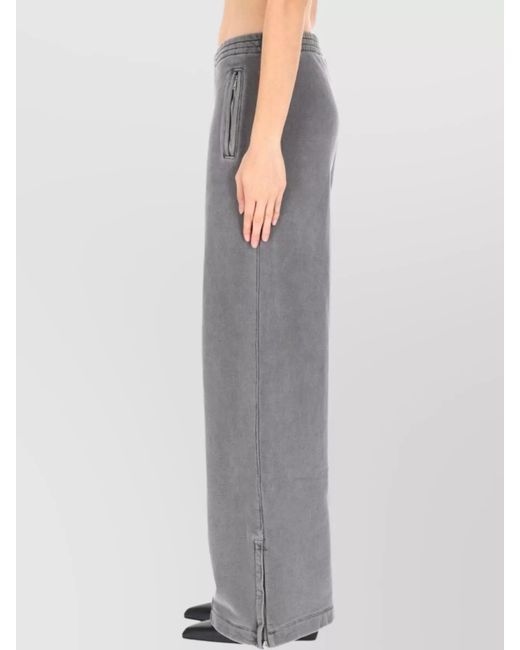 Our Legacy Gray Cotton Wide-Leg Trousers