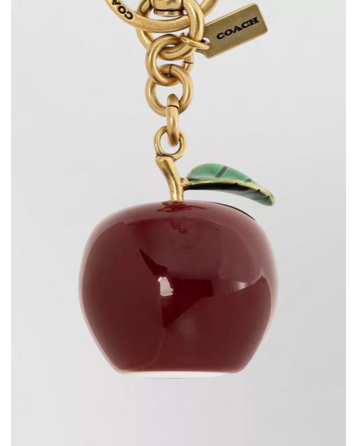 COACH Multicolor Resin Apple Charm