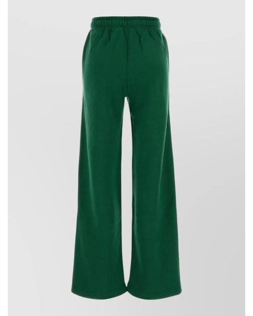 Polo Ralph Lauren Green Cotton Blend Joggers Casual Fit Wide Leg