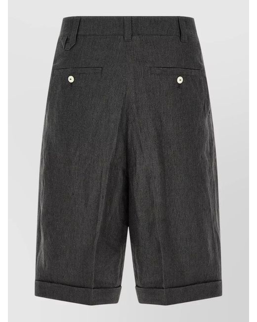 Jacquemus Gray Le Short Pastro Tailored Bermuda Shorts for men
