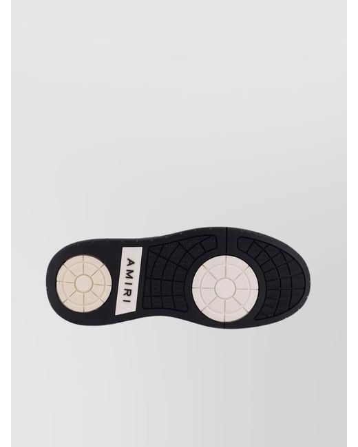 Amiri White Low Top Star Perforated Sneakers for men